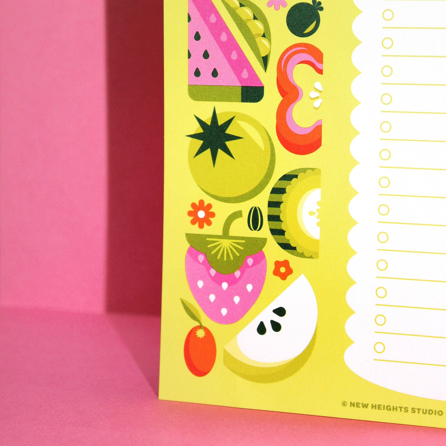 "Fruits & Veggies" • Grocery List Notepad (5x7)