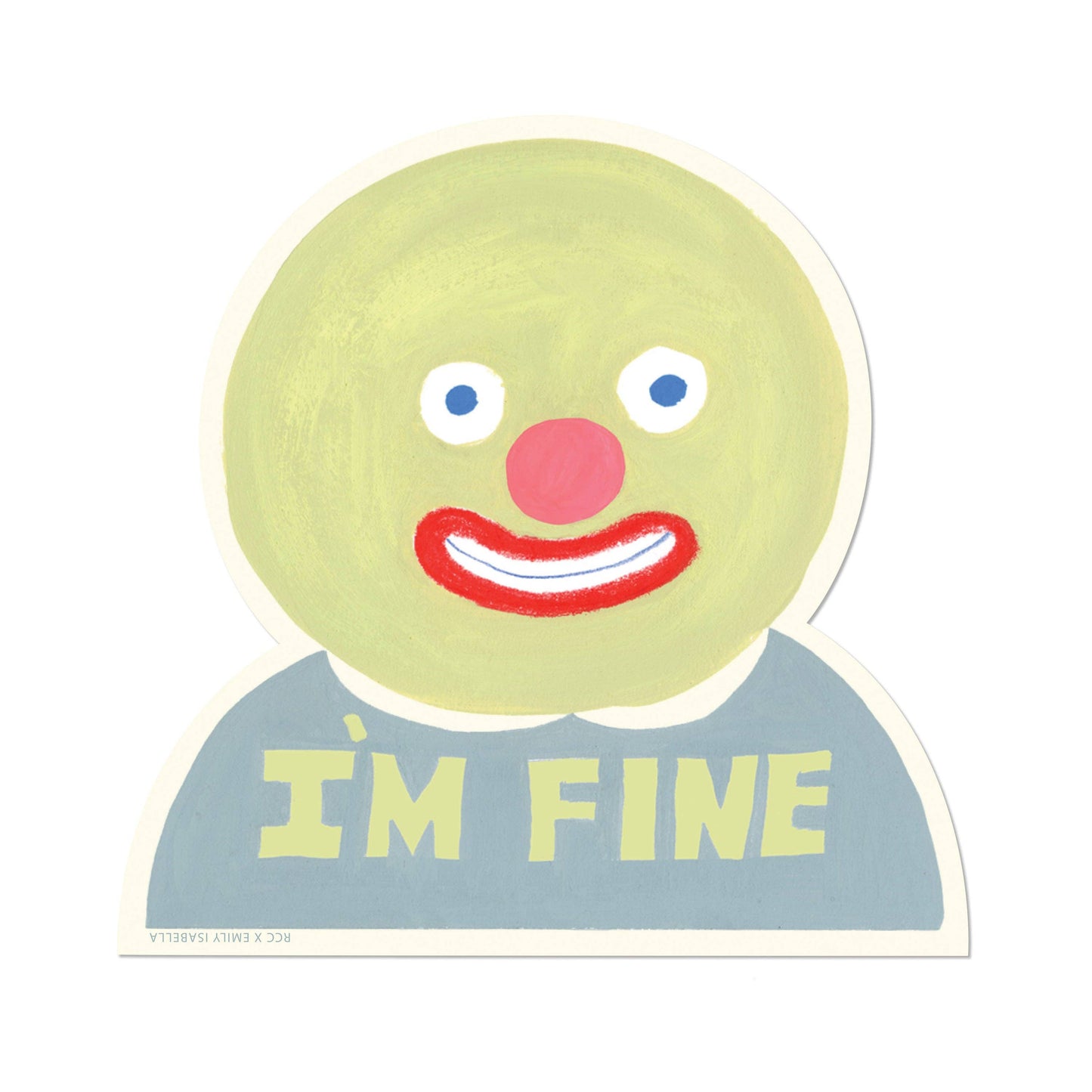 Red Cap Cards • I'm Fine Sticker