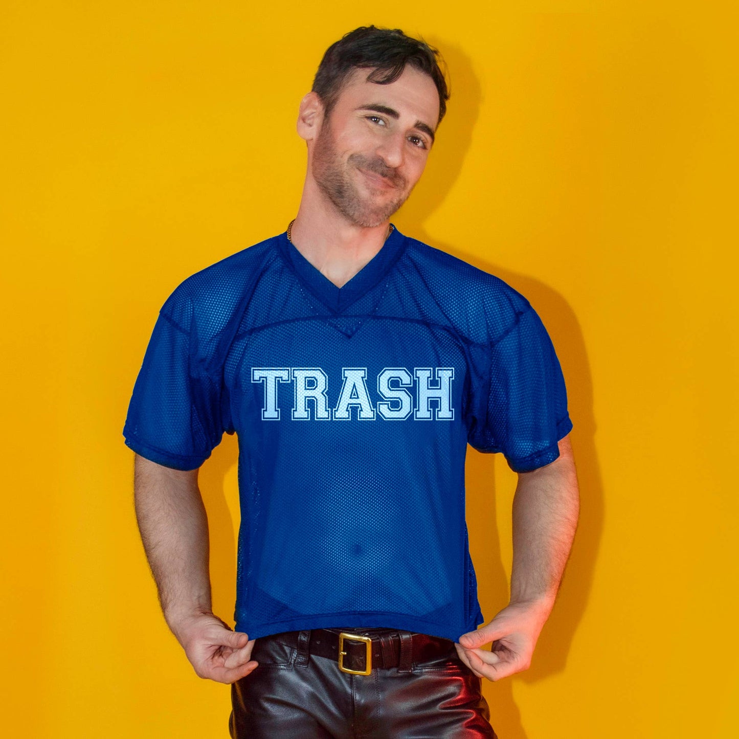 "TRASH" Mesh Football Jersey