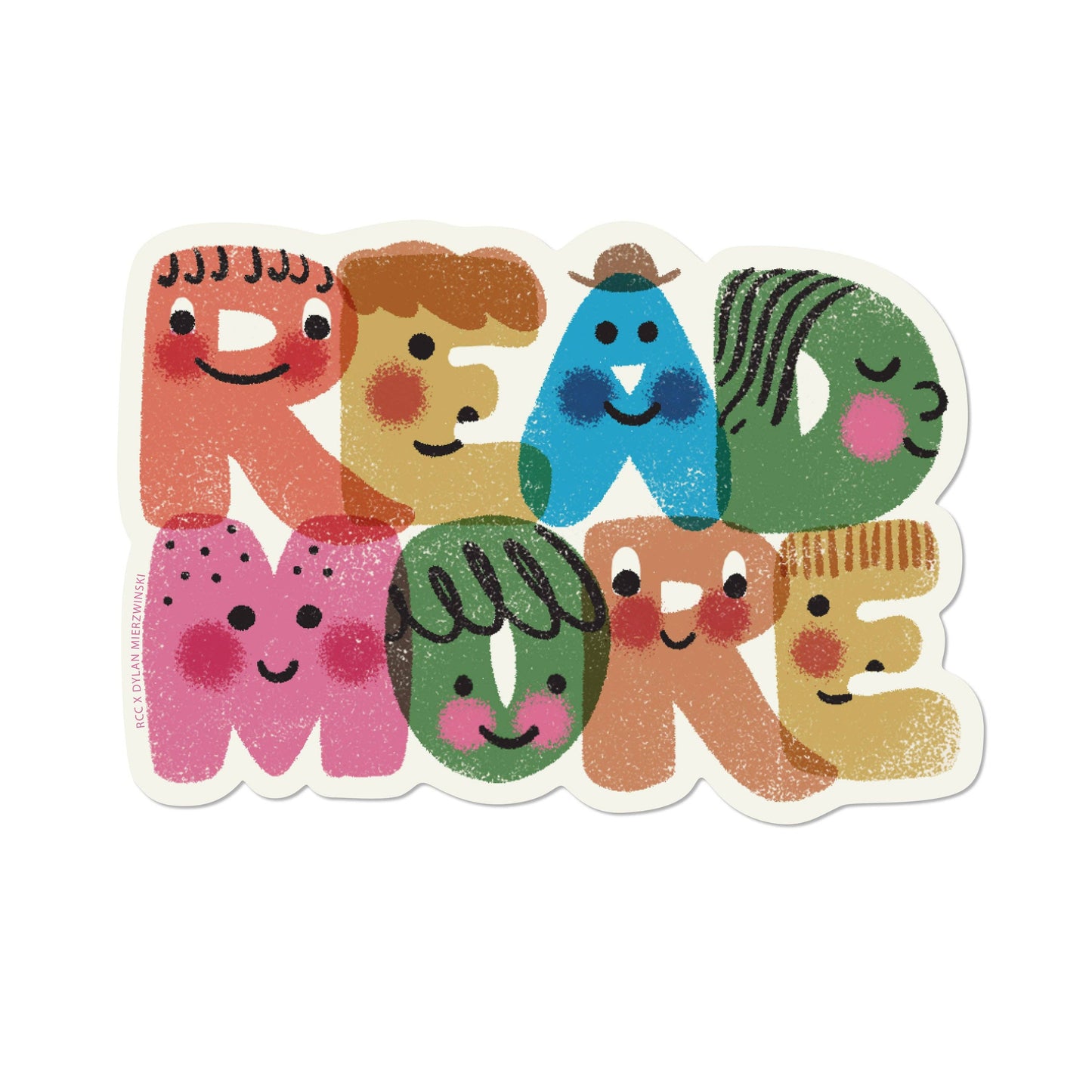 Red Cap Cards • Read More Sticker