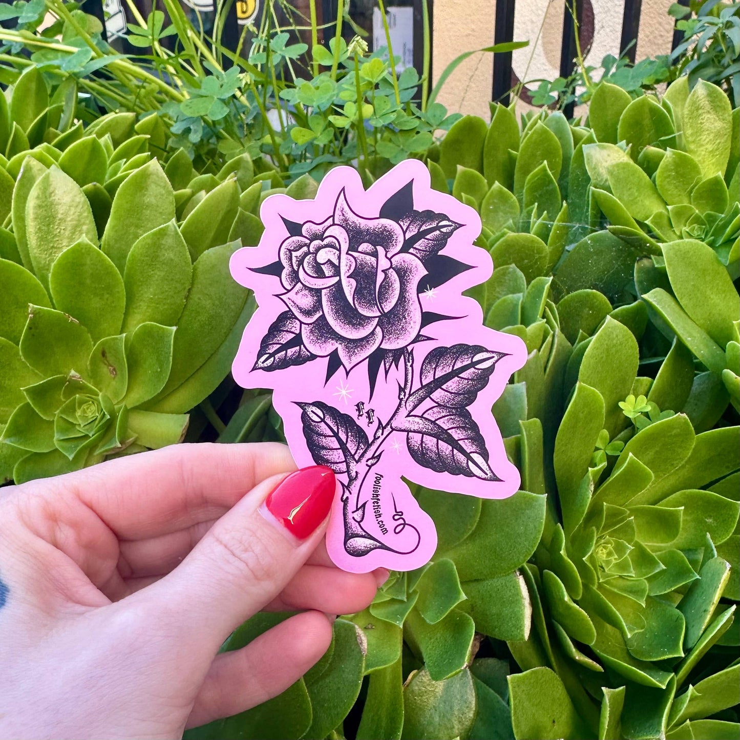 Foolish Fetish • Rose Tattoo Sticker