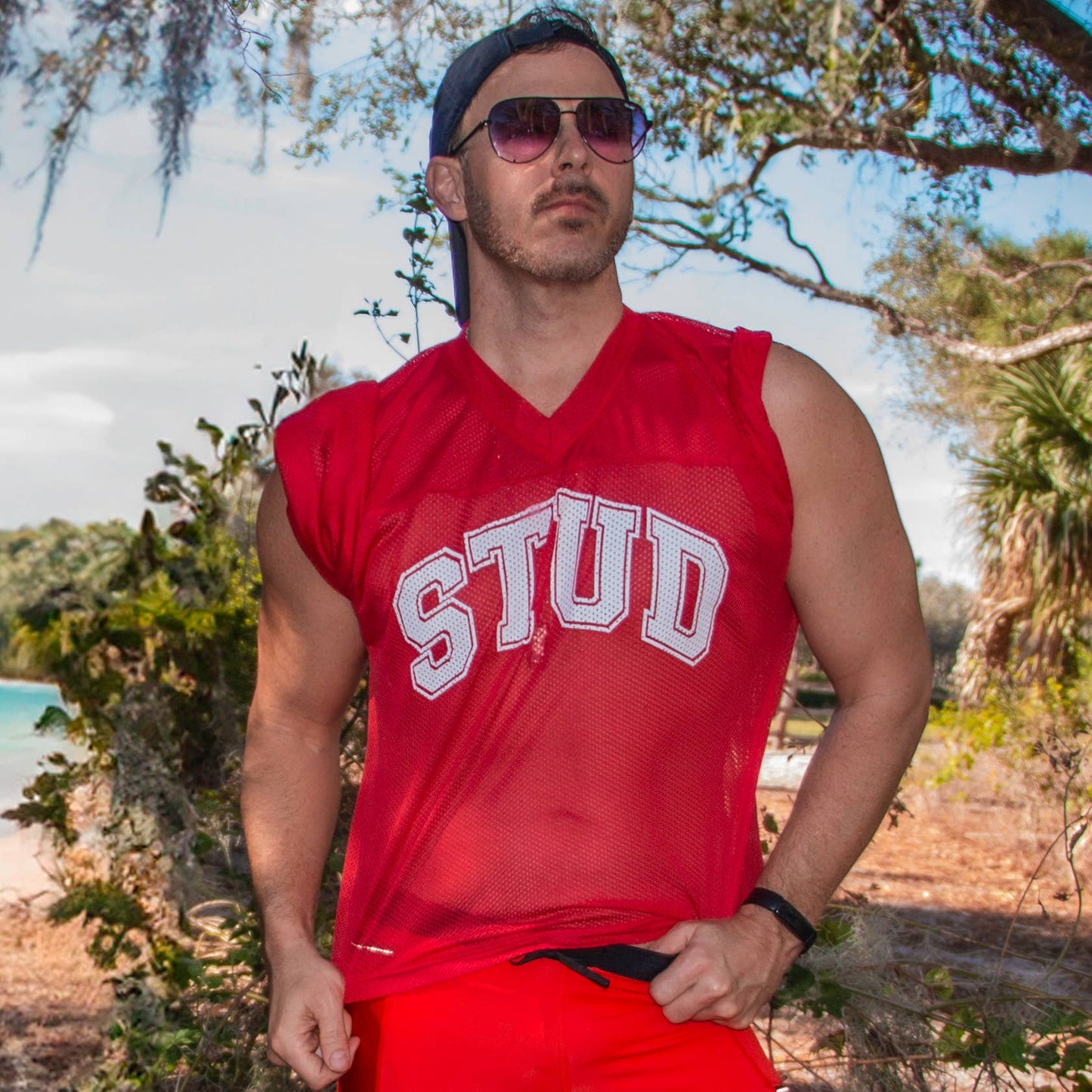 "STUD" Mesh Football Jersey
