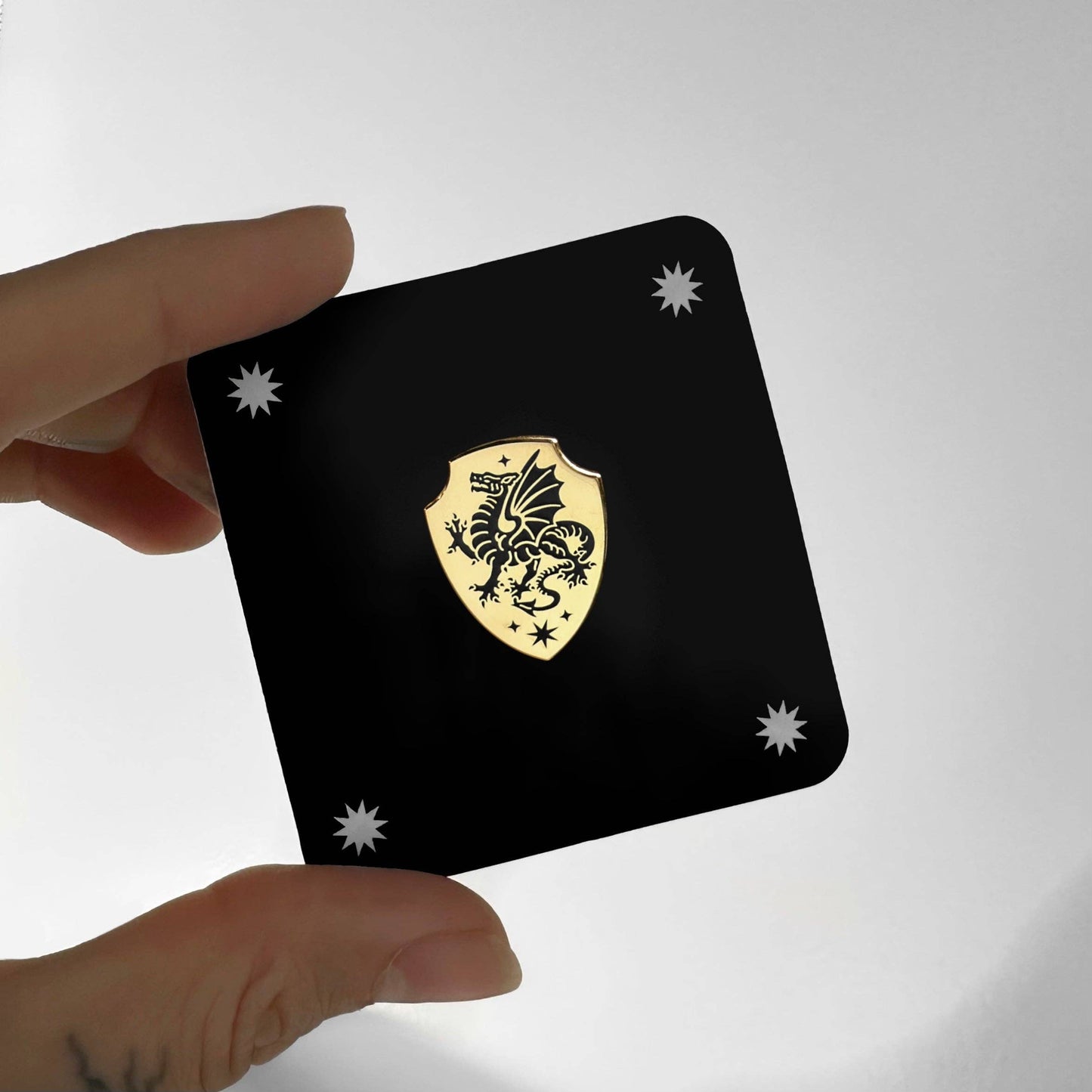 Dragon Shield Enamel Pin