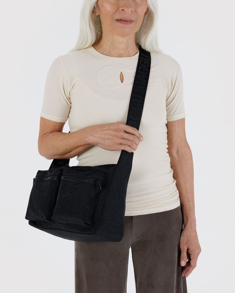 BAGGU • “Black” Medium Cargo Crossbody