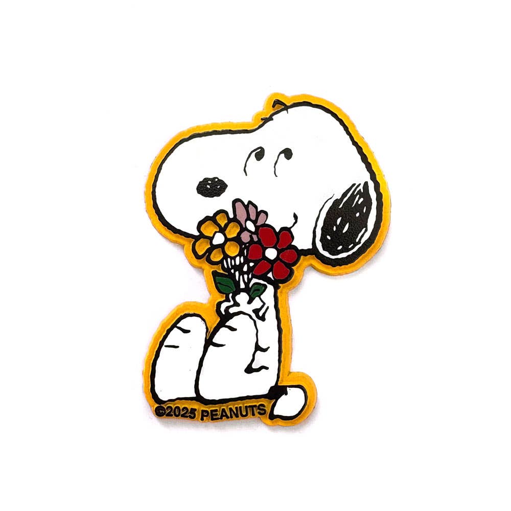 3P4 x Peanuts® - Snoopy Flower Bouquet Classic Fridge Magnet