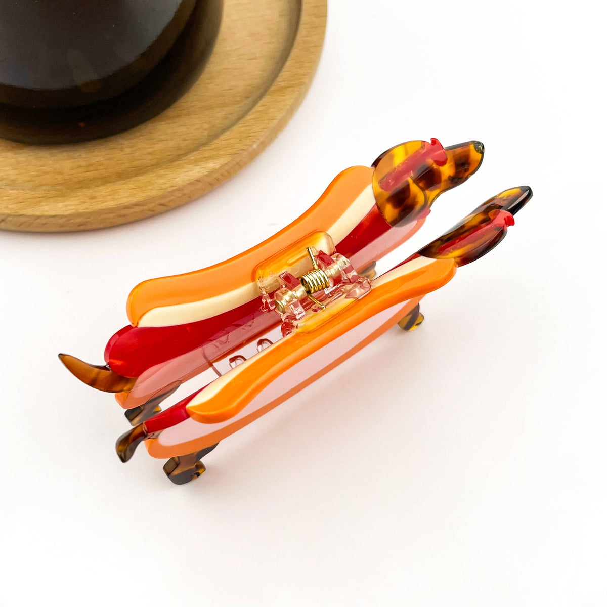 Stylish Hot Dog Hair Claw Clip