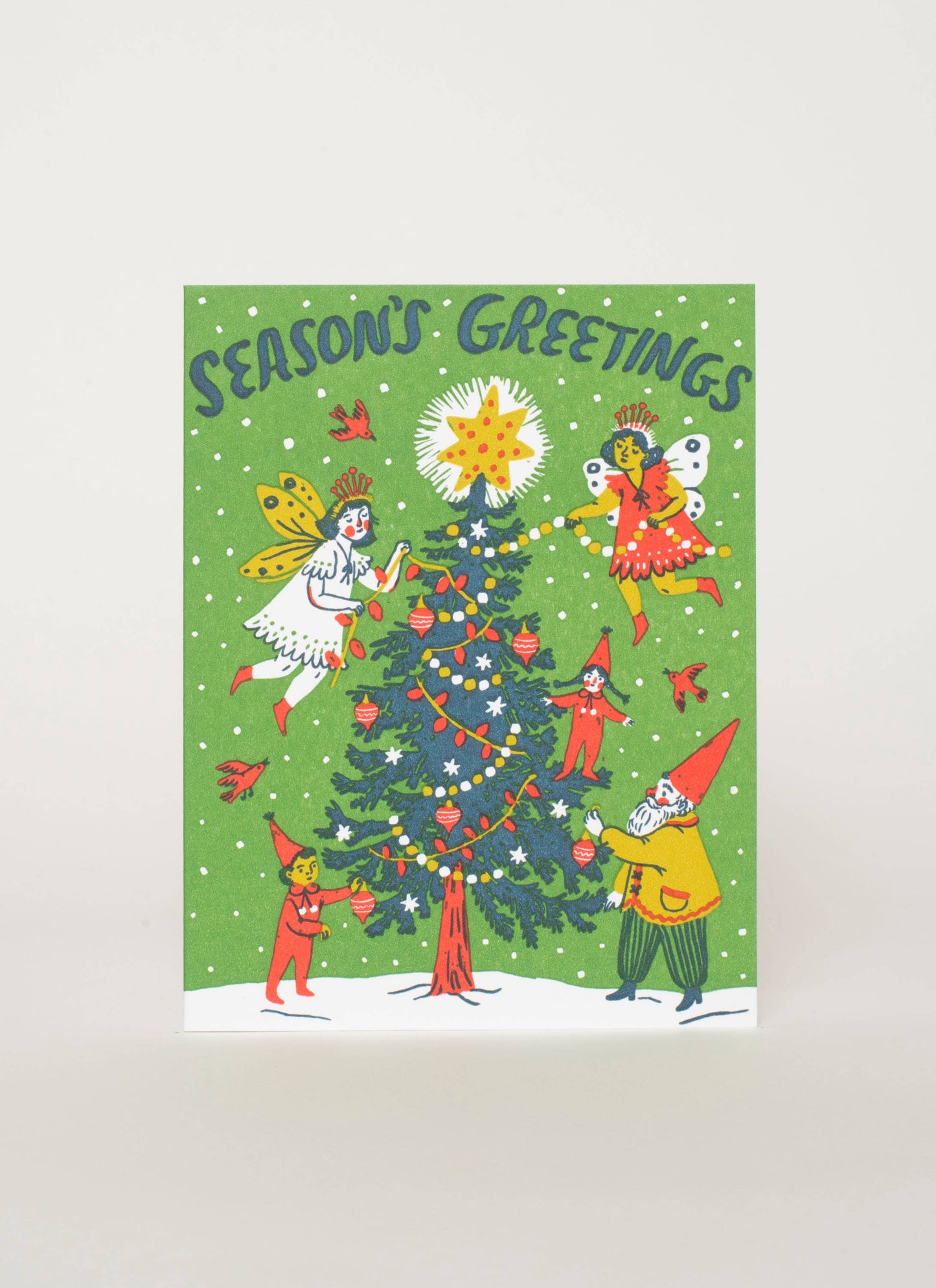 Phoebe Wahl • Christmas Fairies Letterpress Greeting Card