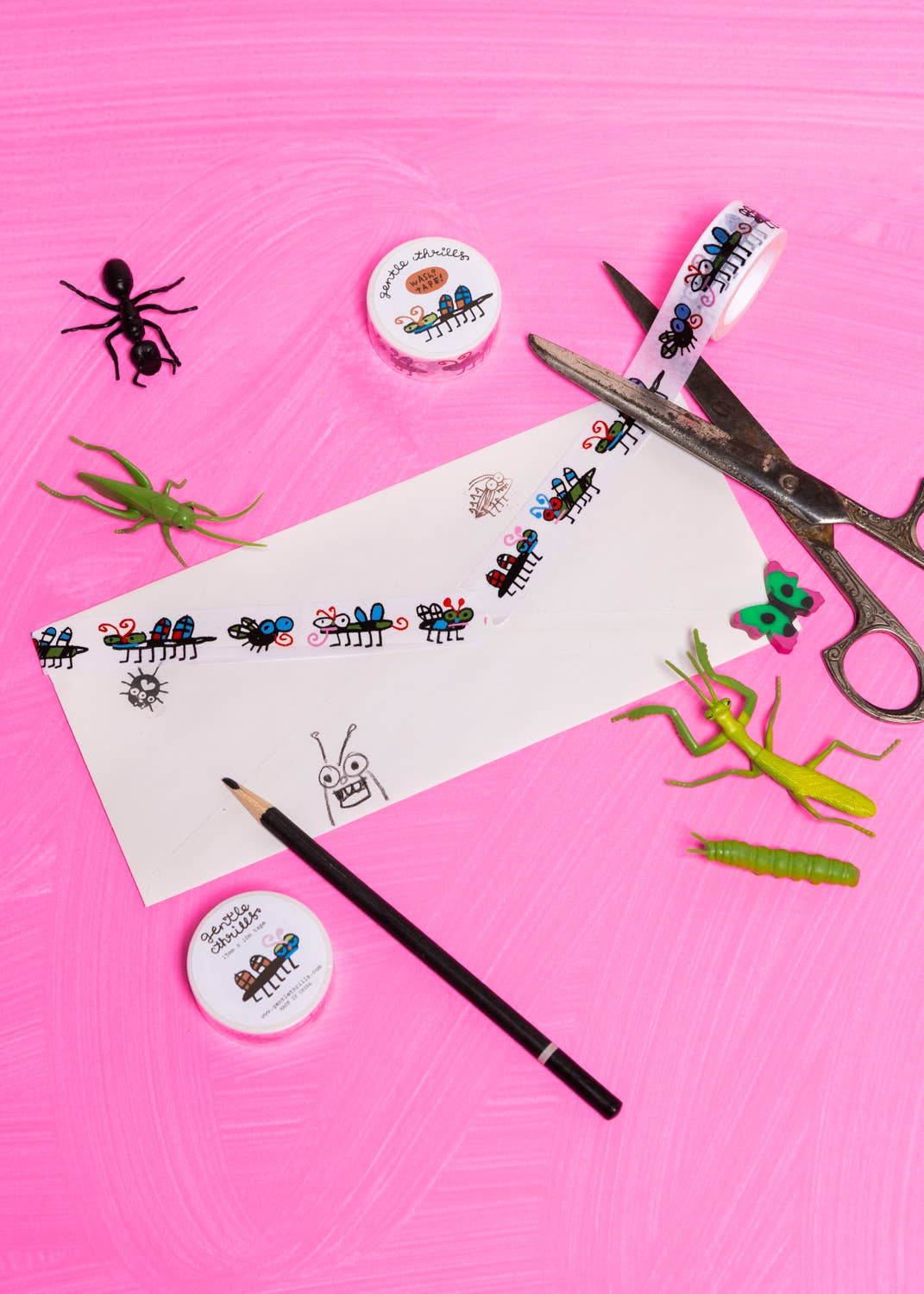 Gentle Thrills • Bugs Washi Tape