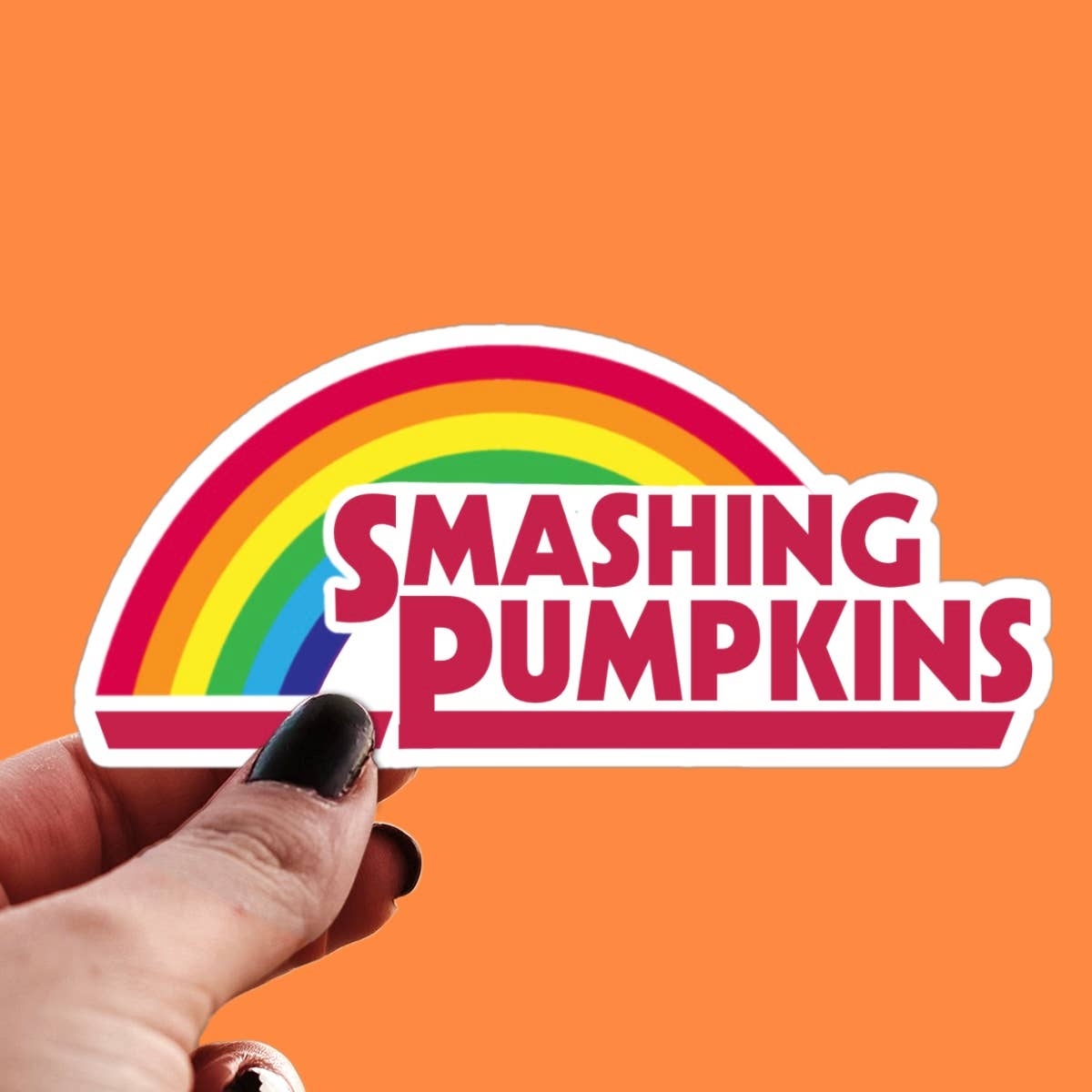 Smashing Pumpkins Reading Rainbow Sticker 5.5”