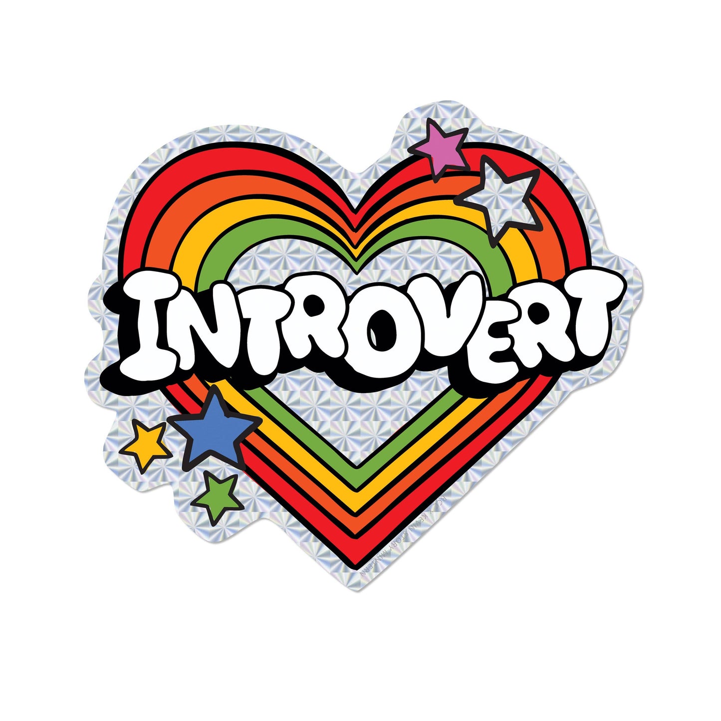 Red Cap Cards • Introvert Sticker