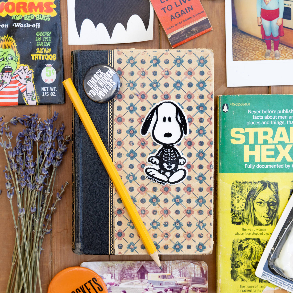 Snoopy • Halloween Skeleton Fridge Magnet