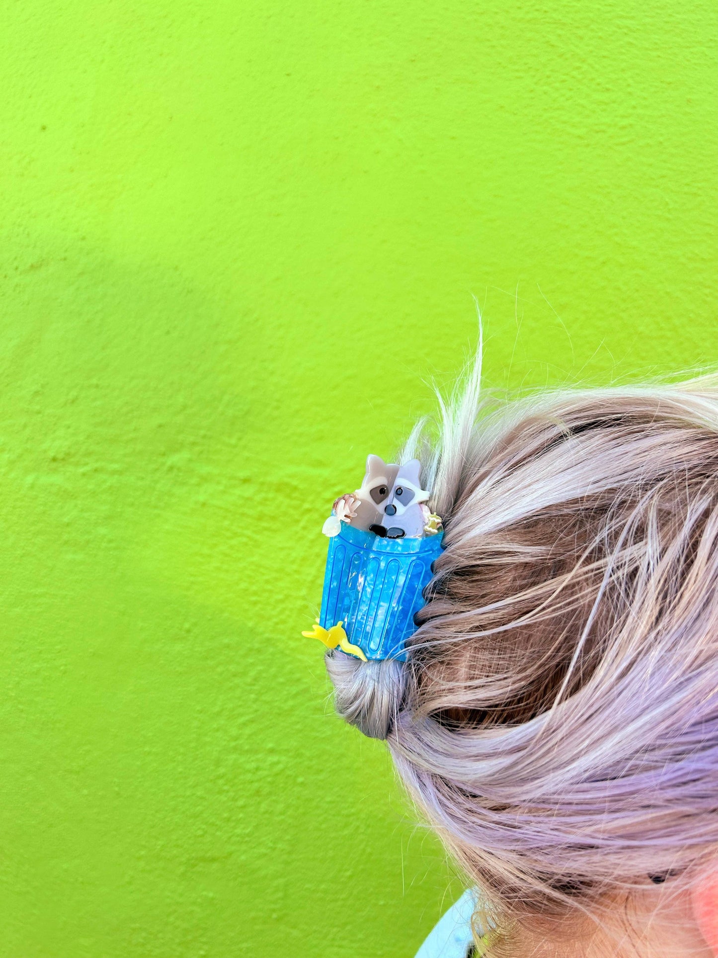 The Peach Fuzz • Trash Panda Raccoon Hair Claw