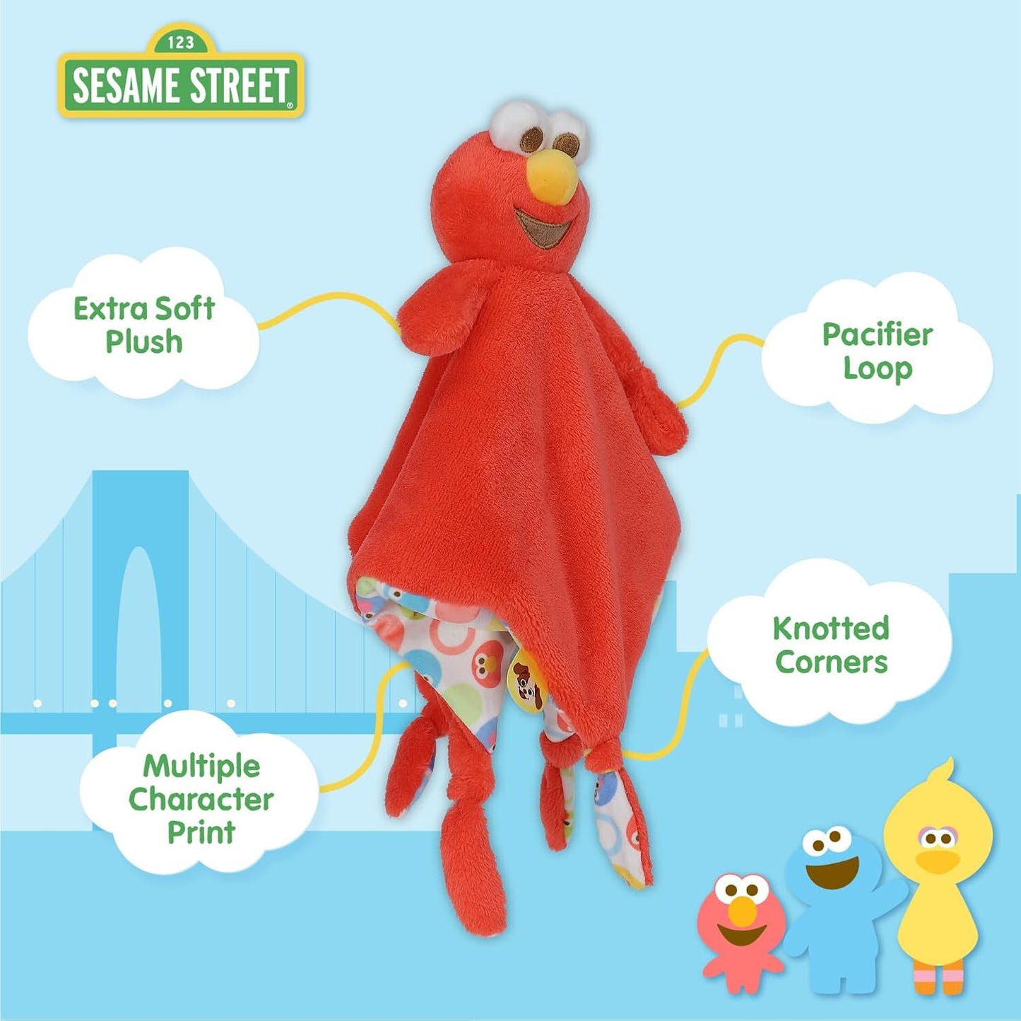 Sesame Street• Elmo Lovey Blanket