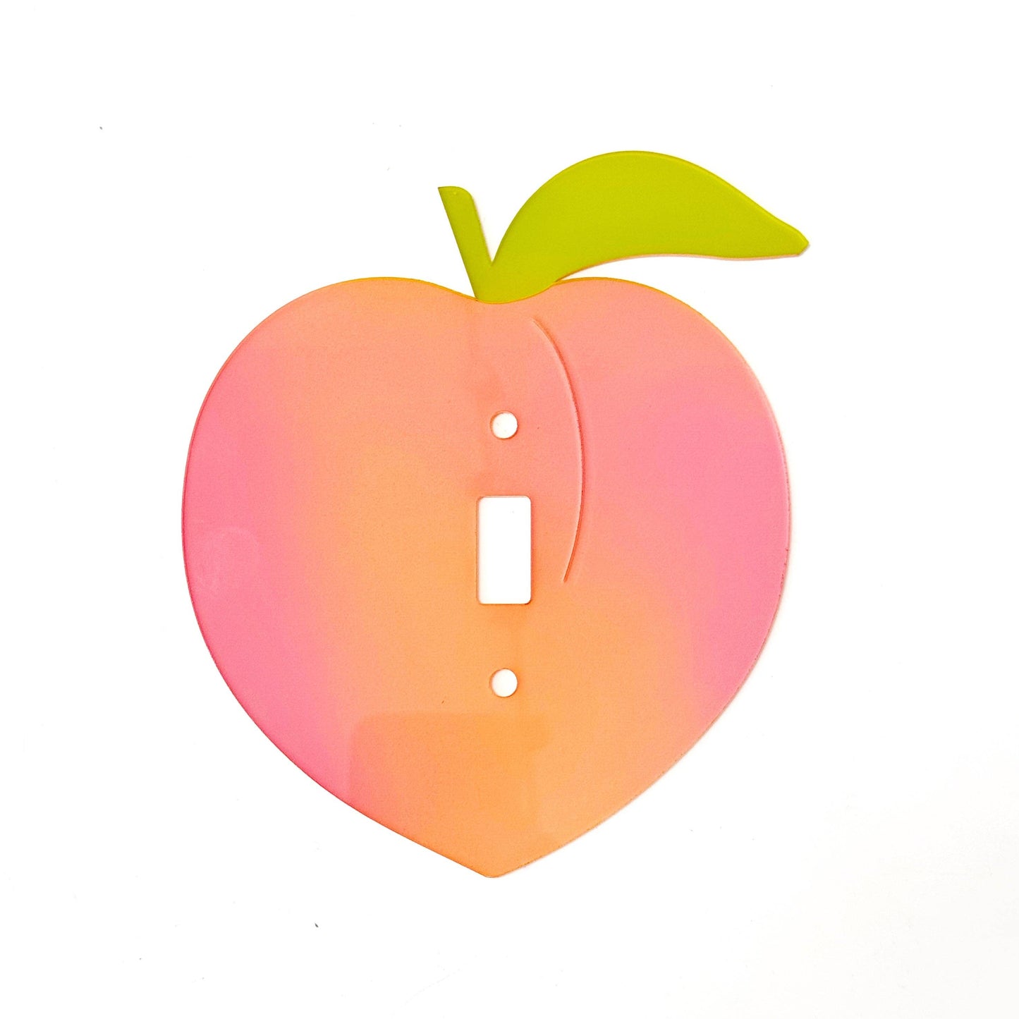 Kailo Chich • Peach Acrylic Light Switch Plate, Two Styles