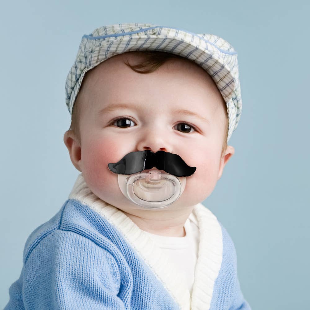 Fred & Friends • Chill Baby Pacifier, Mustache