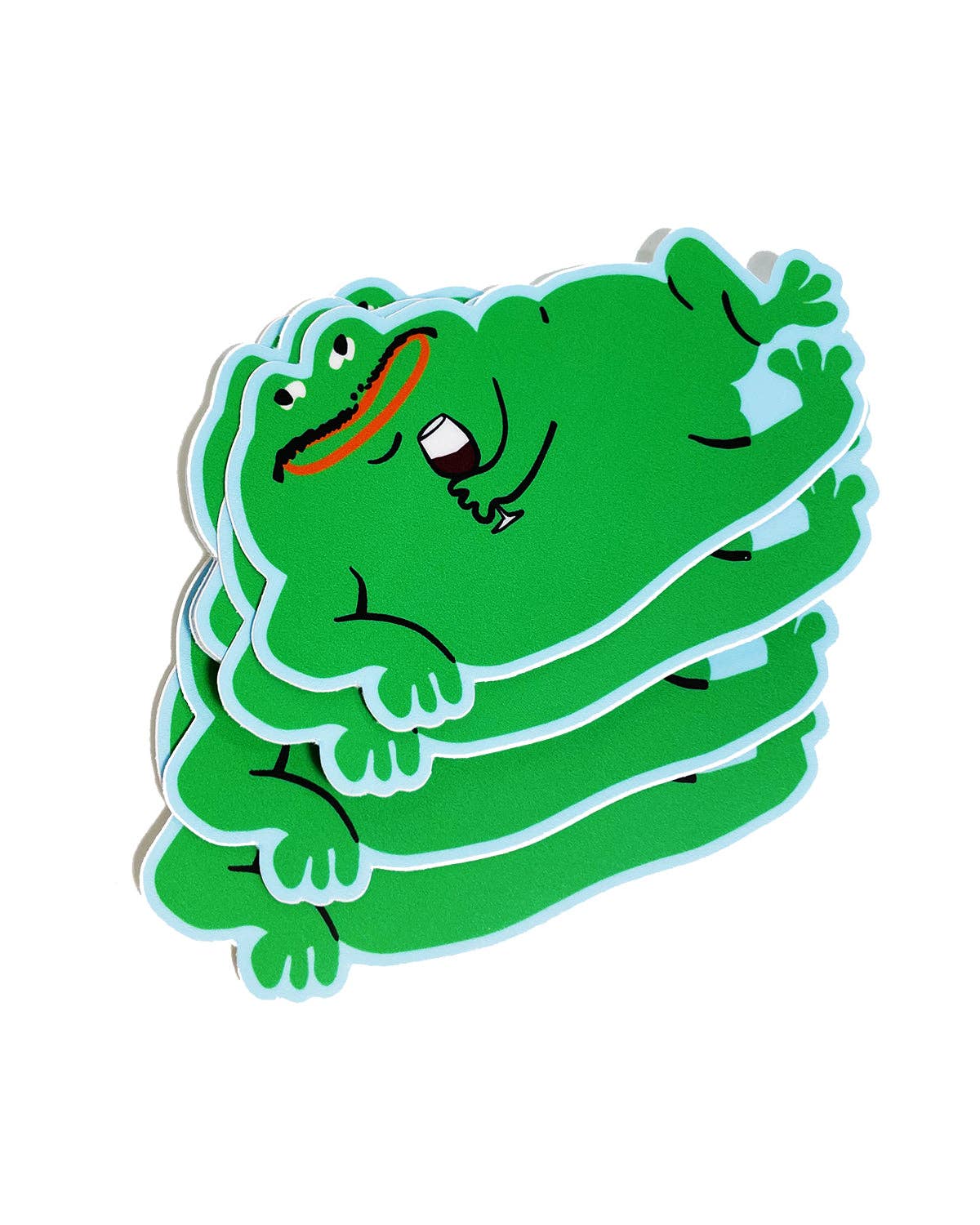 Kristina Micotti • Wine Frog Vinyl Sticker