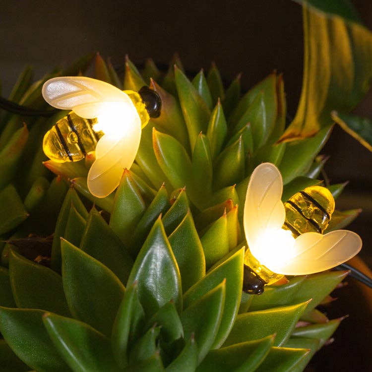 Bee Solar Outdoor String Lights