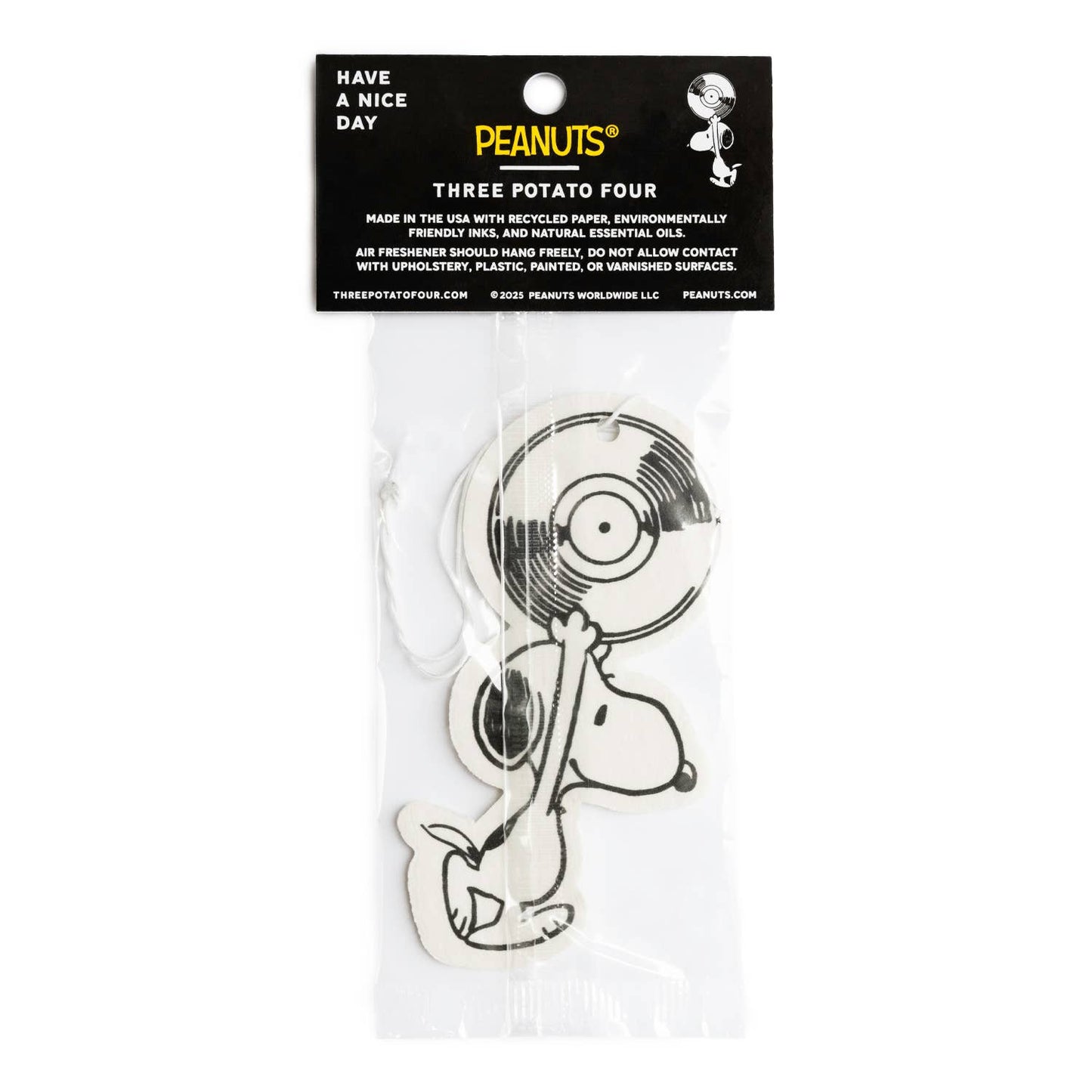 Greatest Hits x Peanuts® • Snoopy Record Air Freshener