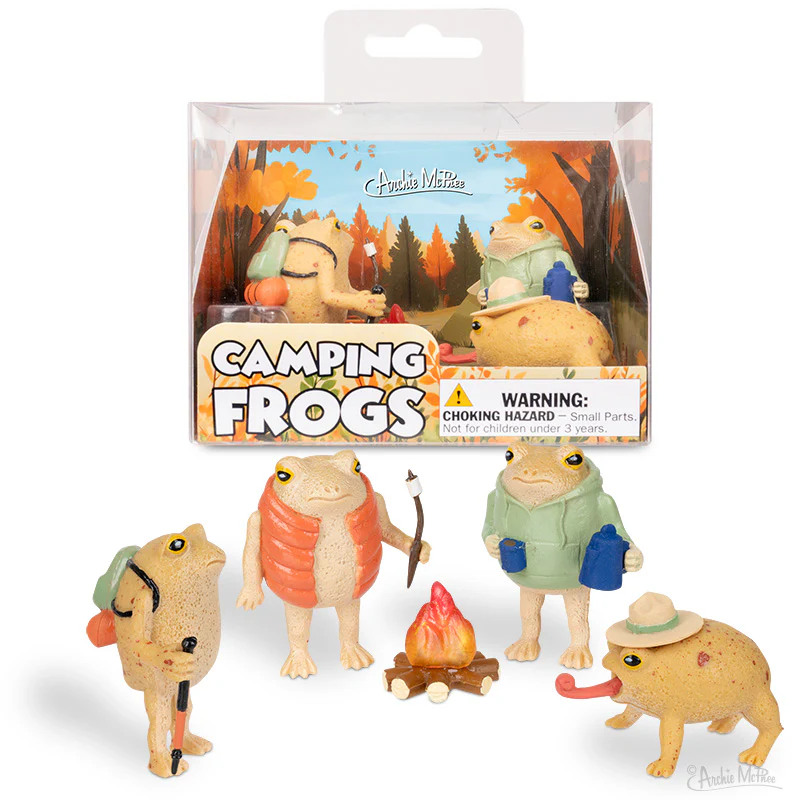 Camping Frogs, 4 pc