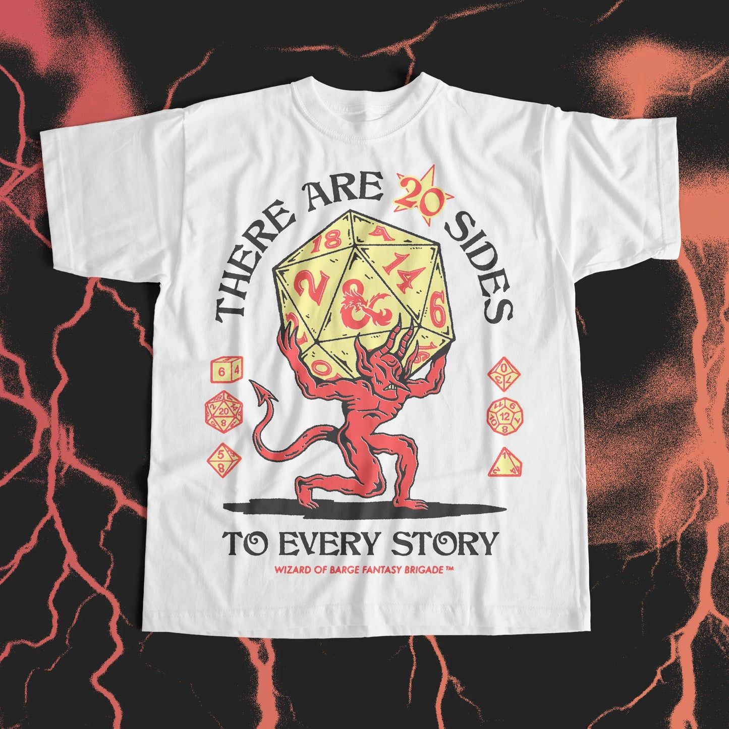 Wizard Of Barge • D20 Dungeons & Dragons Tee