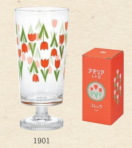Aderia, Ishizuka Glass • Retro Cup Tumbler Glass, Imported Japan