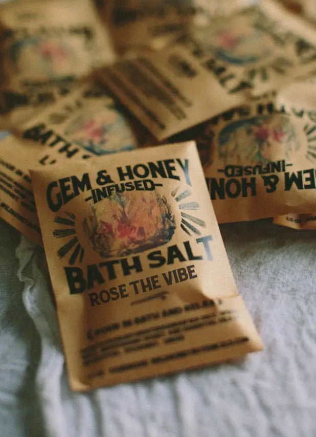 Wild Yonder Studio • Rose The Vibe Bath Soak or Body Scrub Organic