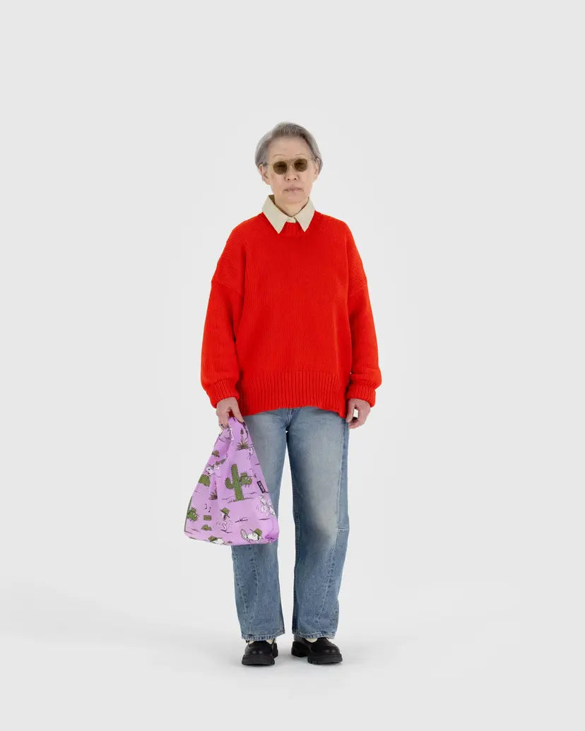 BAGGU x Peanuts - “Pink Spike” Reusable Baby Baggu