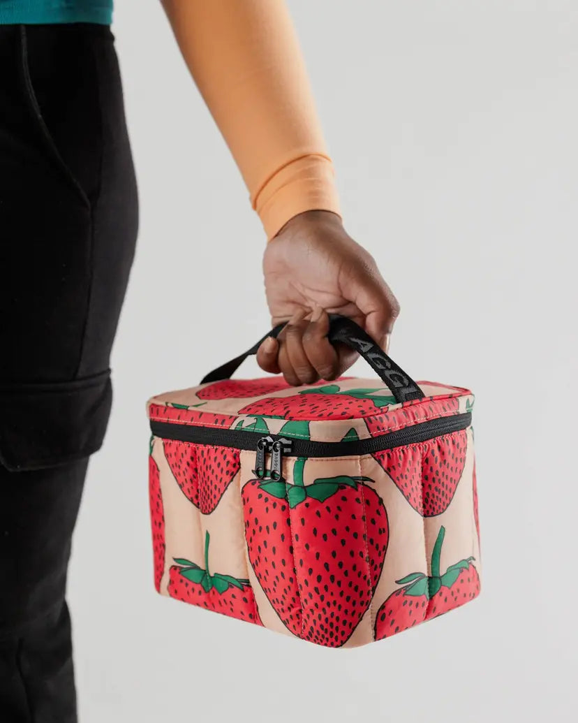 BAGGU • “Strawberry” Puffy Lunch Bag