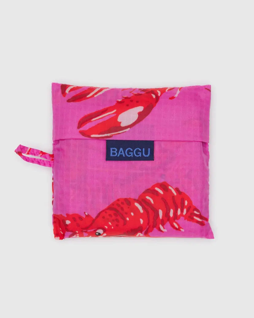 BAGGU • “Pink Lobster” Standard Reusable Baggu