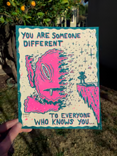 Wizard of Barge • 8” x 10” Risograph Print, Someone Different