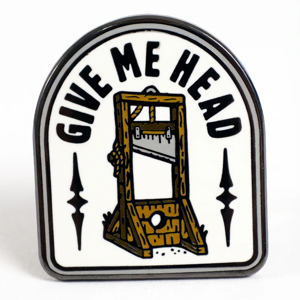 Strike Gently • Give Me Head Pin