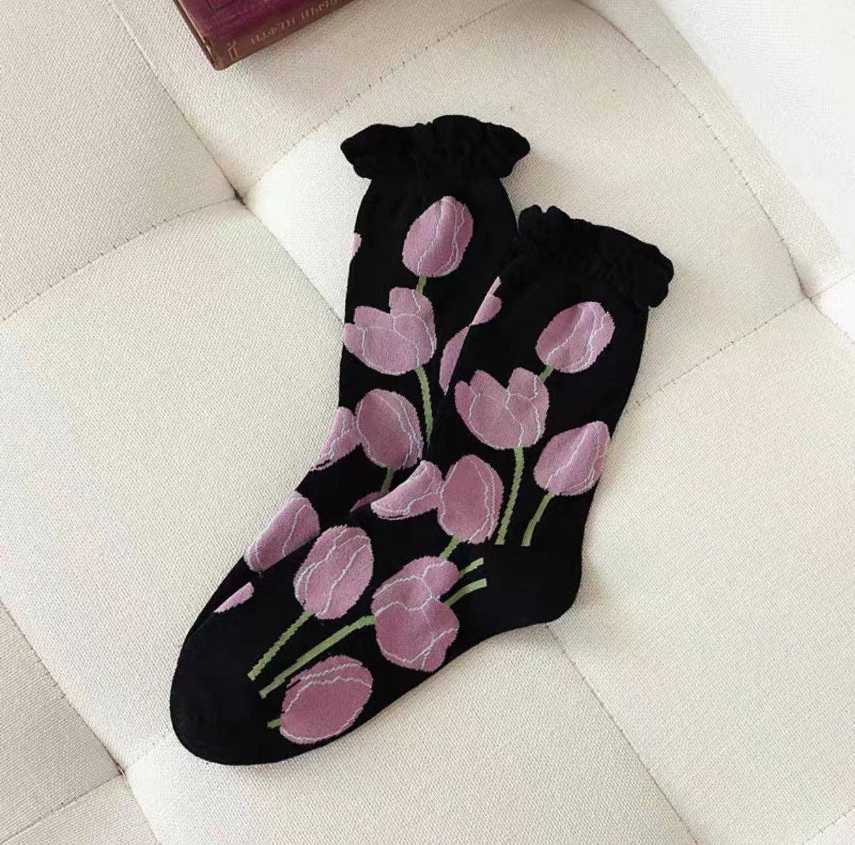 Tulip Pattern Socks