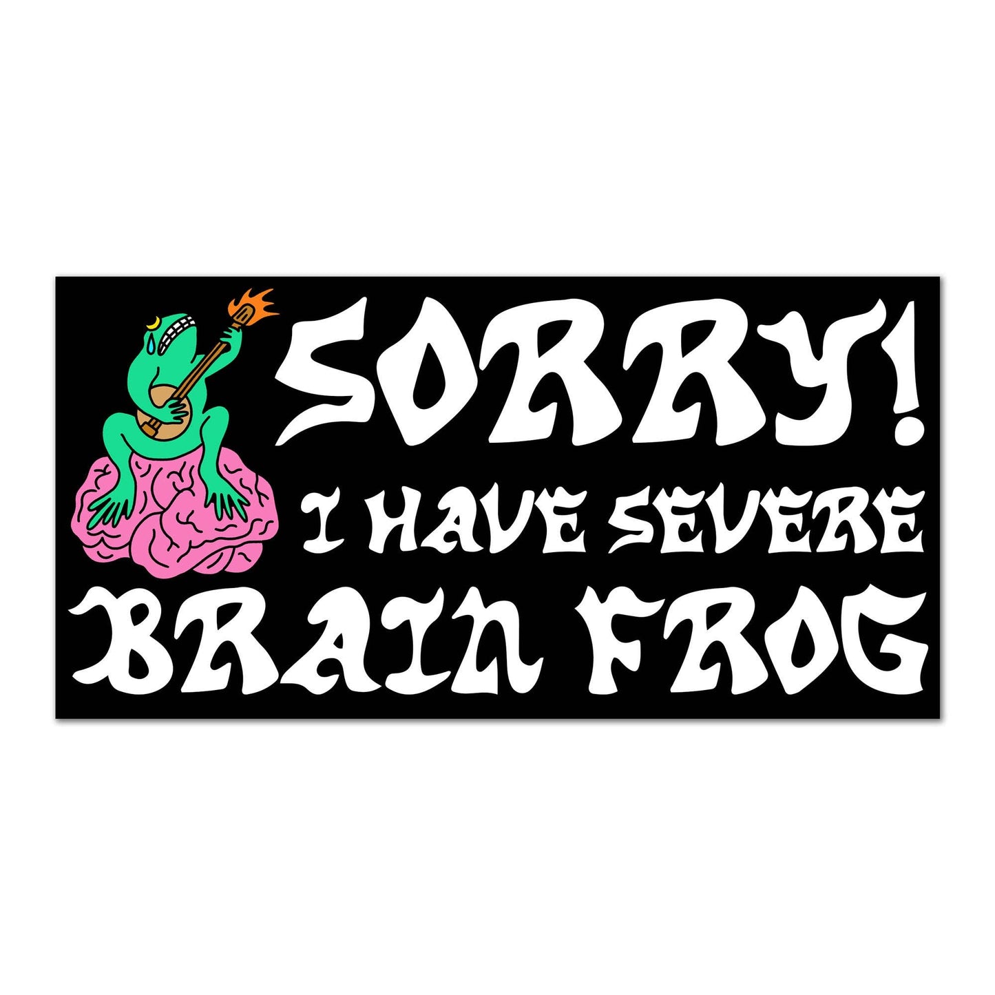 Brain Frog • Bumper Sticker
