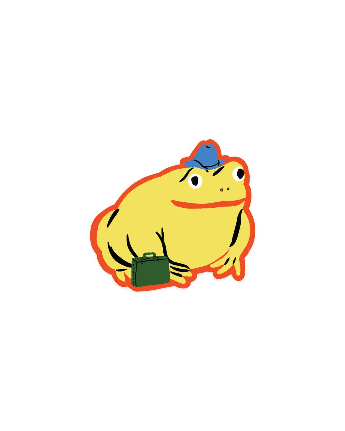 Kristina Micotti • Traveling Toad Vinyl Sticker