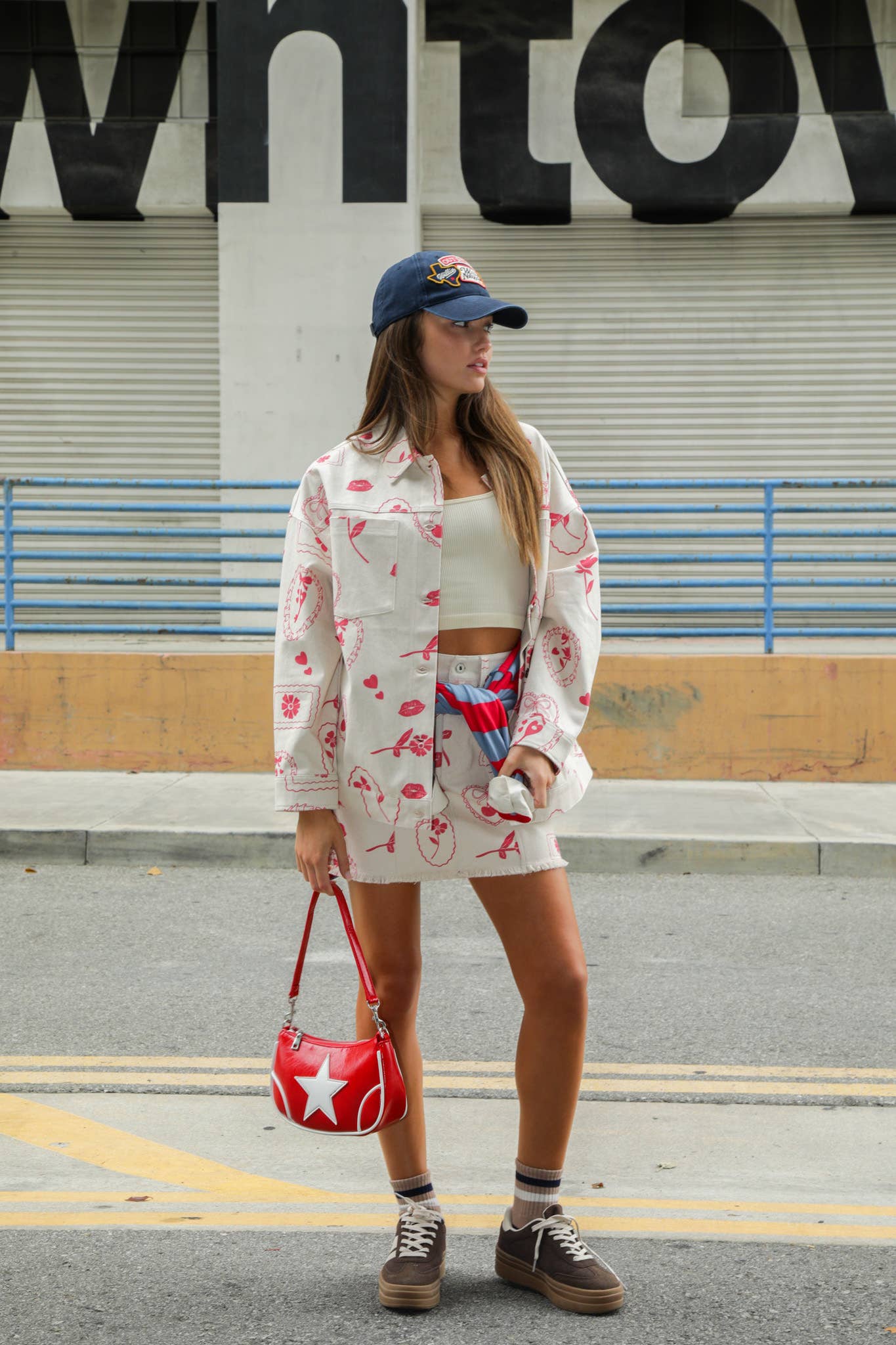 Very J • Valentine’s Oversized Graphic Jacket Shacket