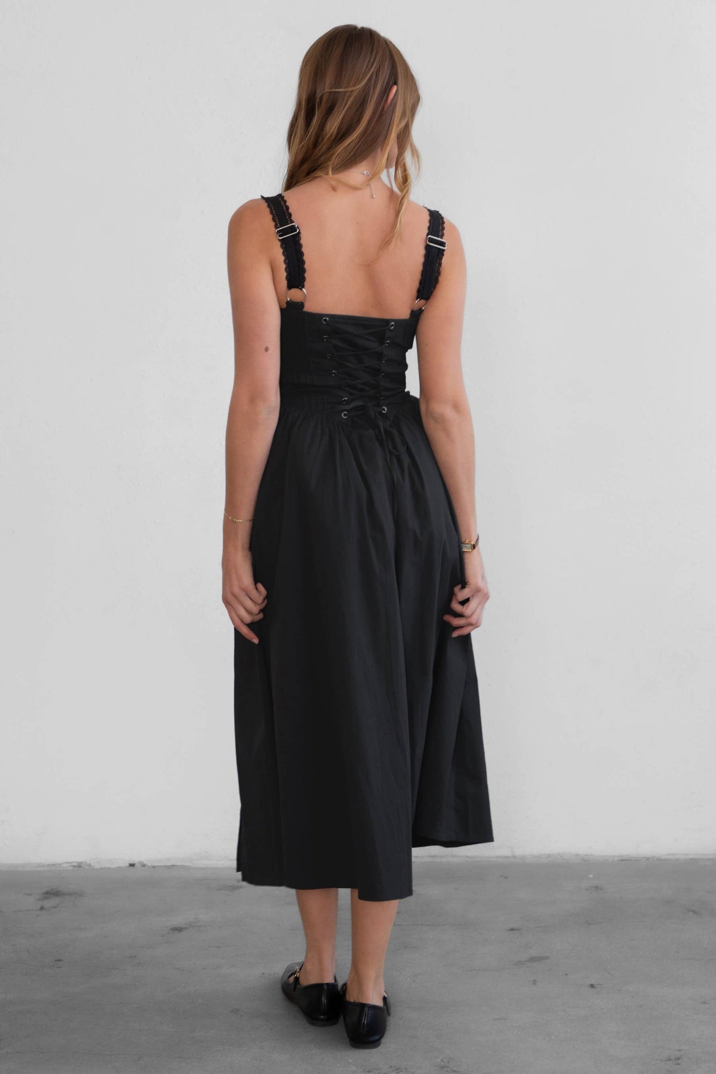TICTOC • Drop Waist Maxi Dress “LORETTA”