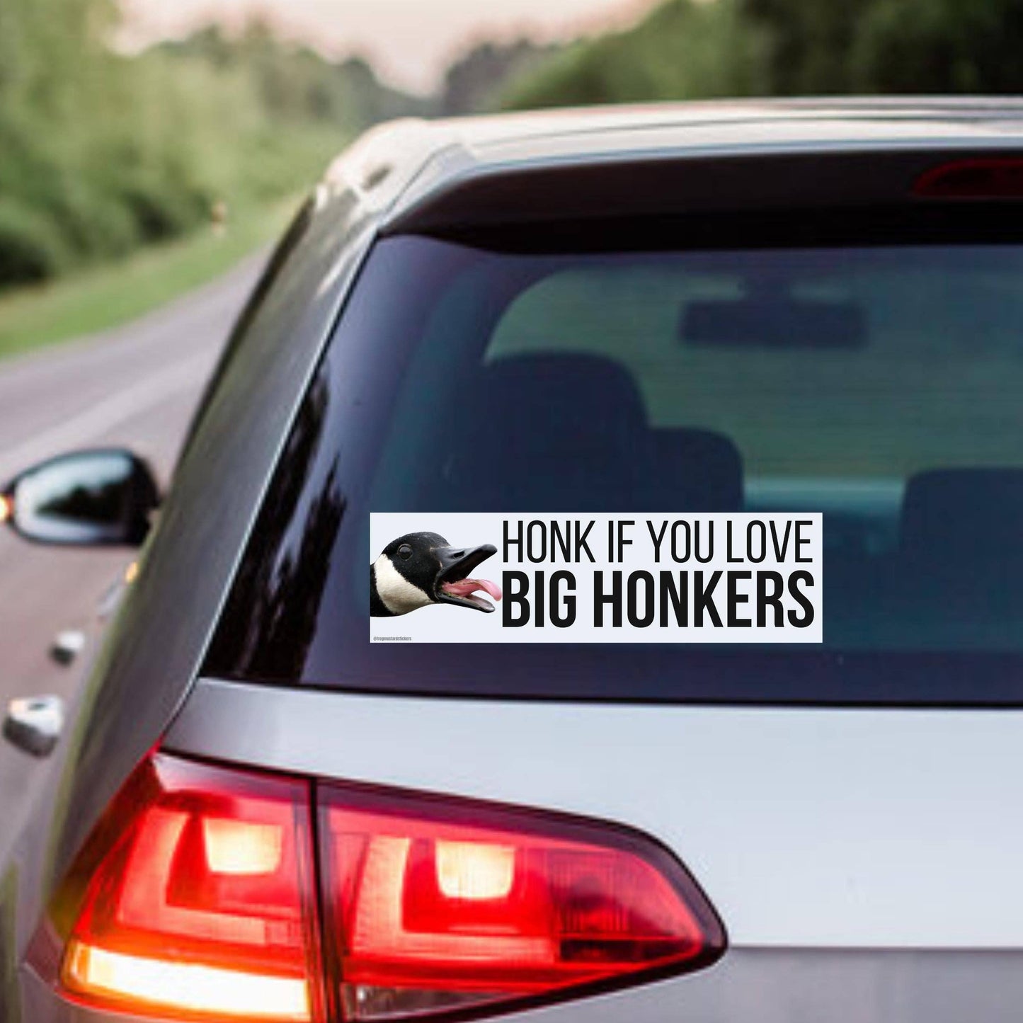 Frog Mustard • Honk if you Love Big Honkers Bumper Stickers