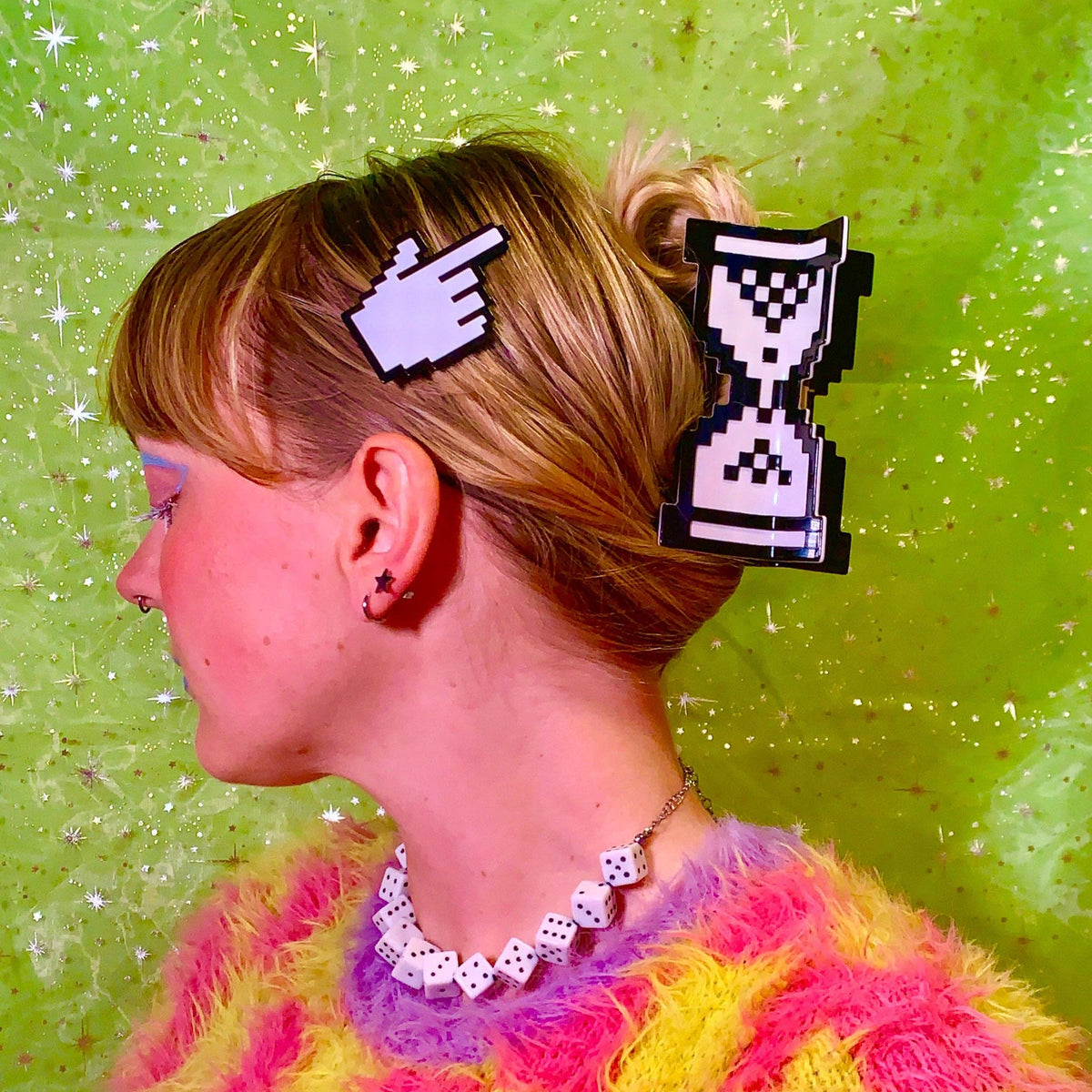 Peach Beast • Y2K Timer Hair Claw