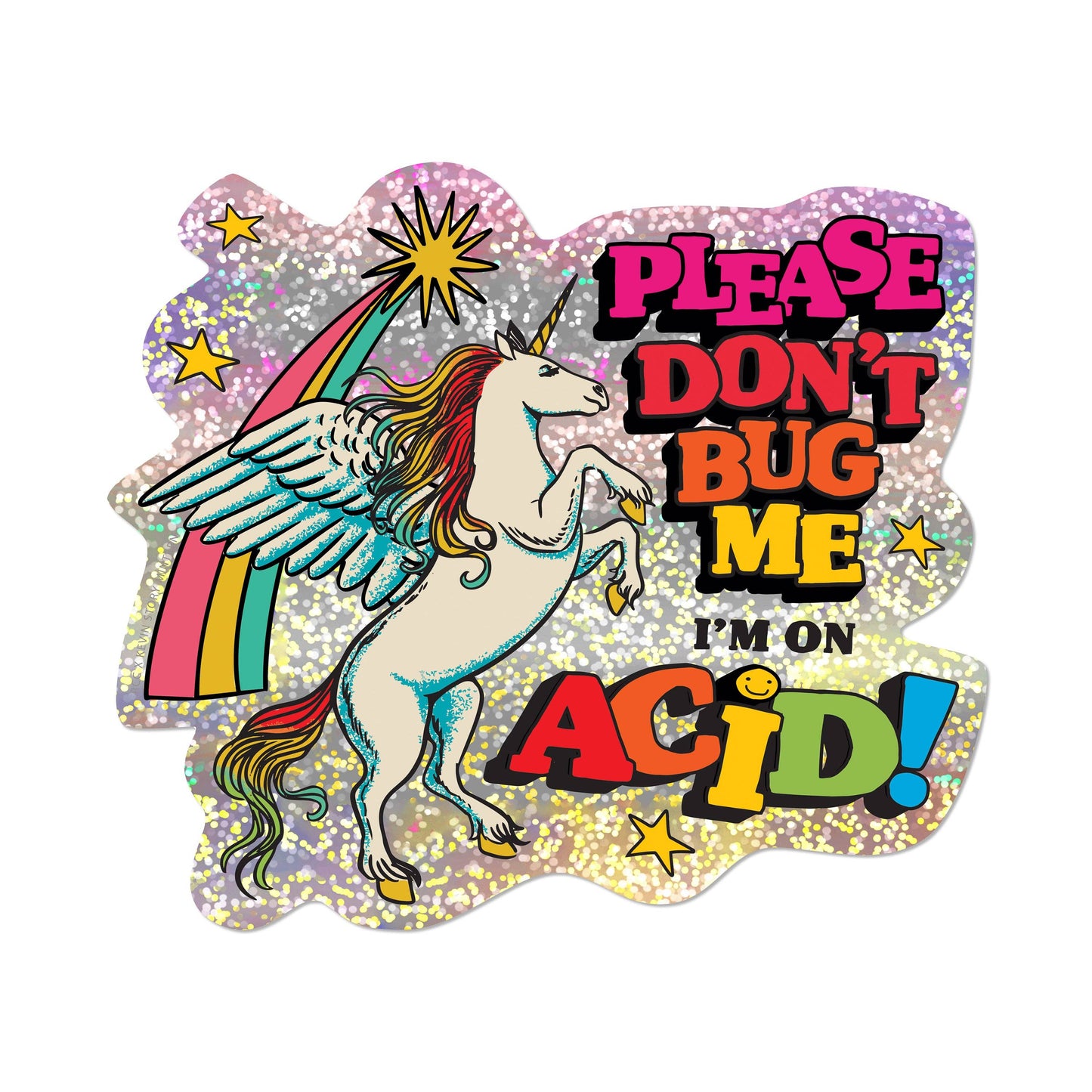 Red Cap Cards • I'm on Acid Sticker