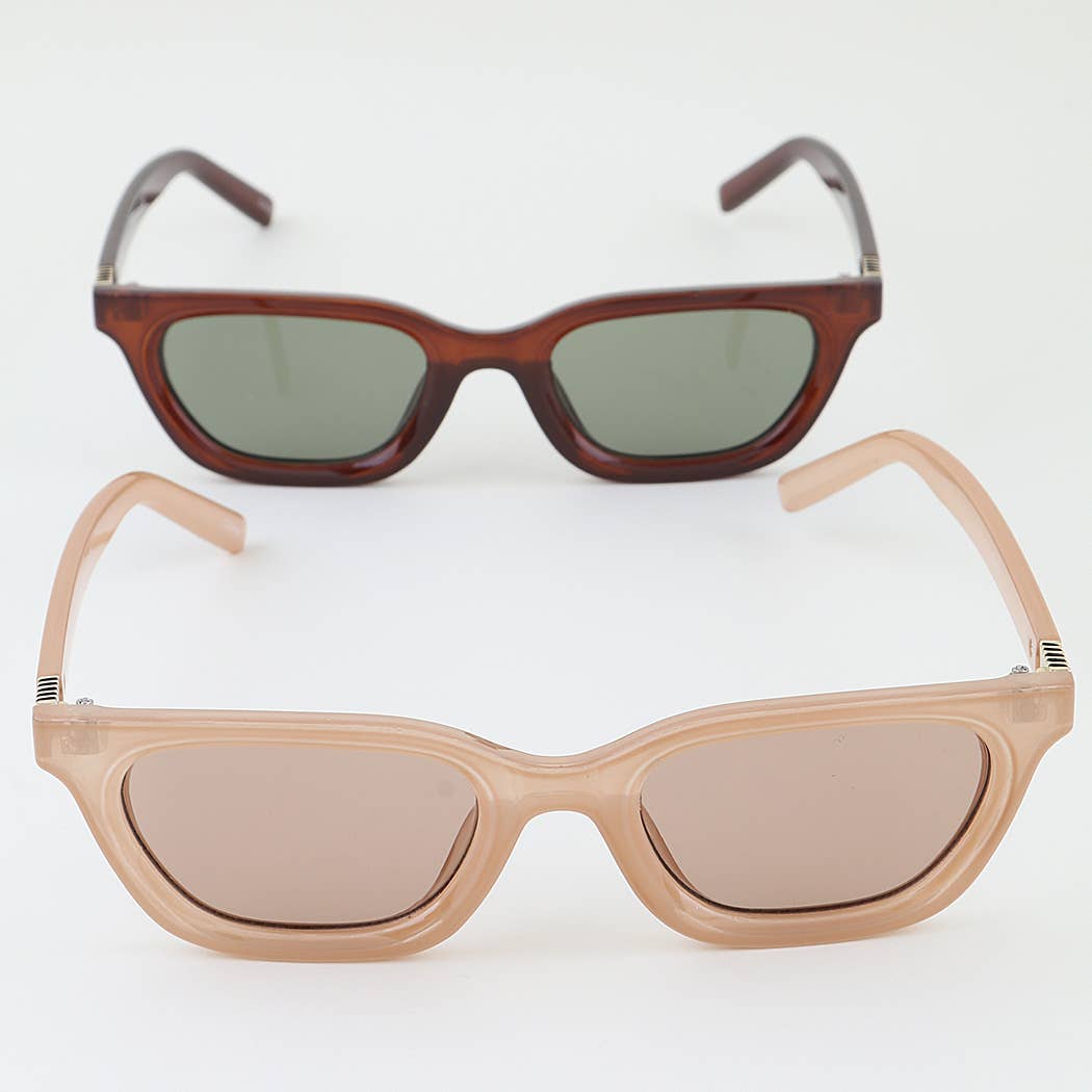 Greek Pillar Retro Sunglasses