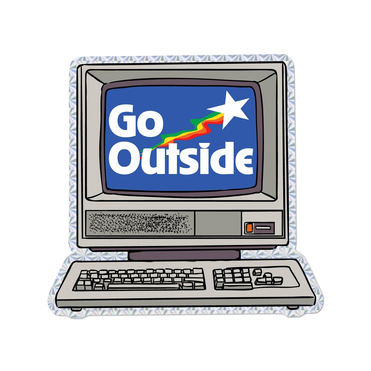 Red Cap Cards • Go Outside Sticker