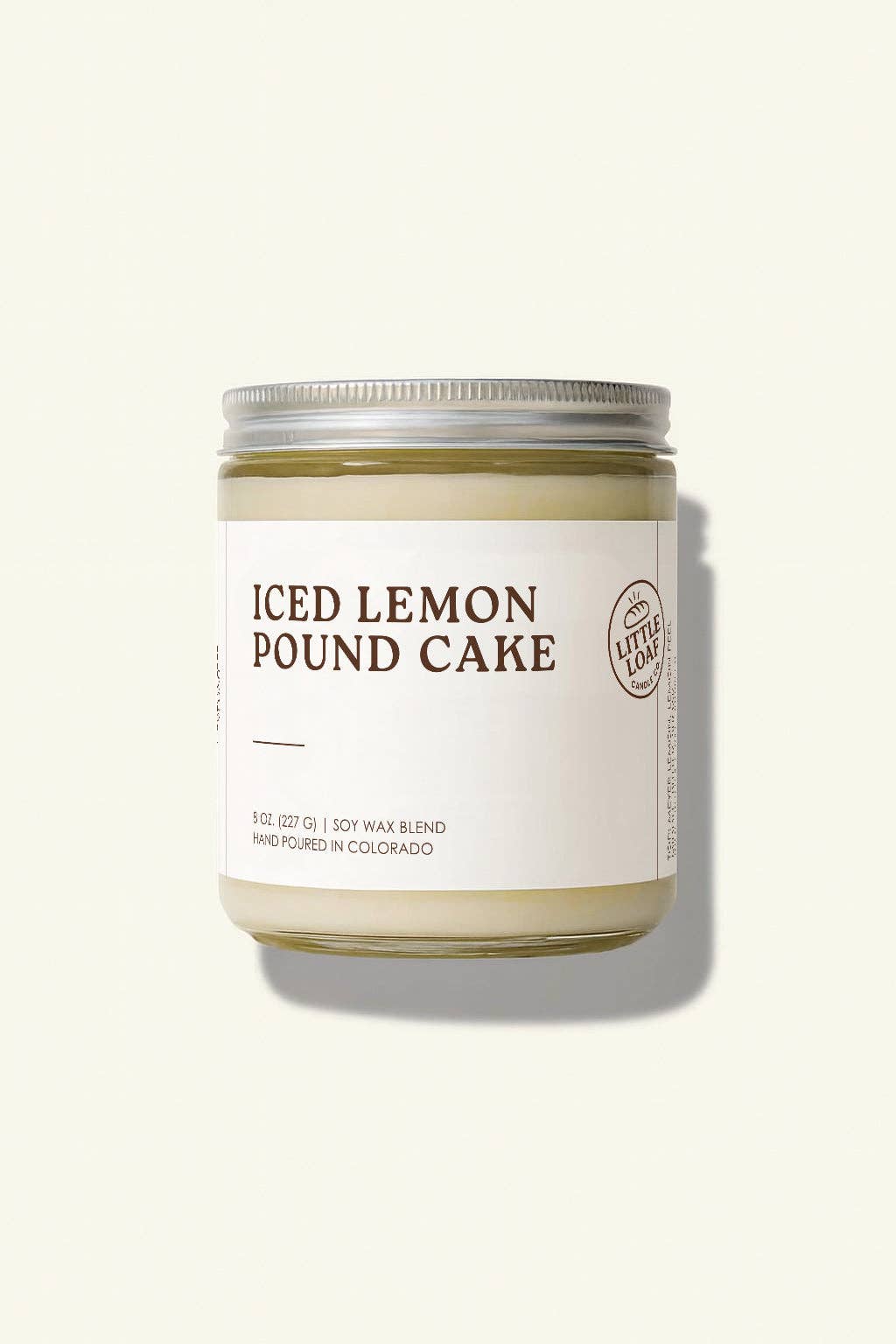 Little Loaf Candle Co. • Iced Lemon Pound Cake Scented Candle