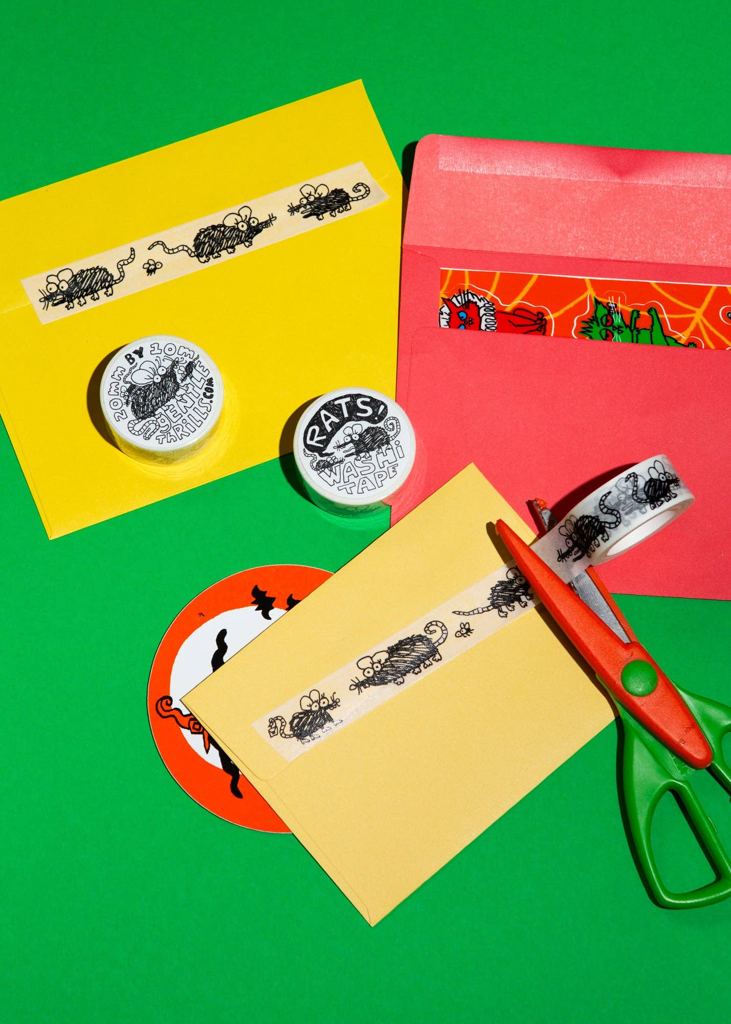 Gentle Thrills • Rats Washi Tape