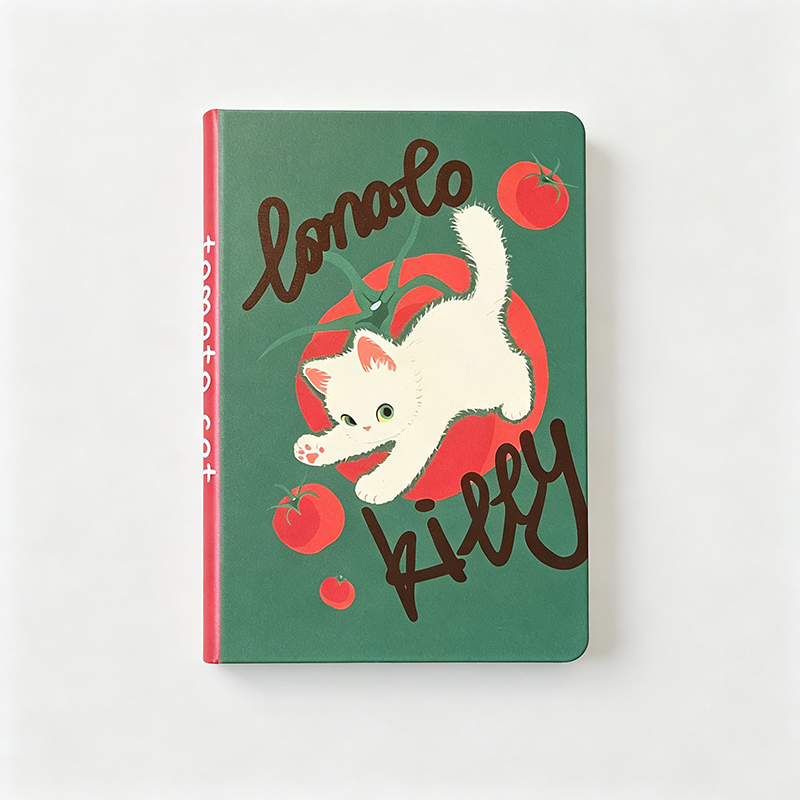 Tomato Cat Hardcover Notebooks
