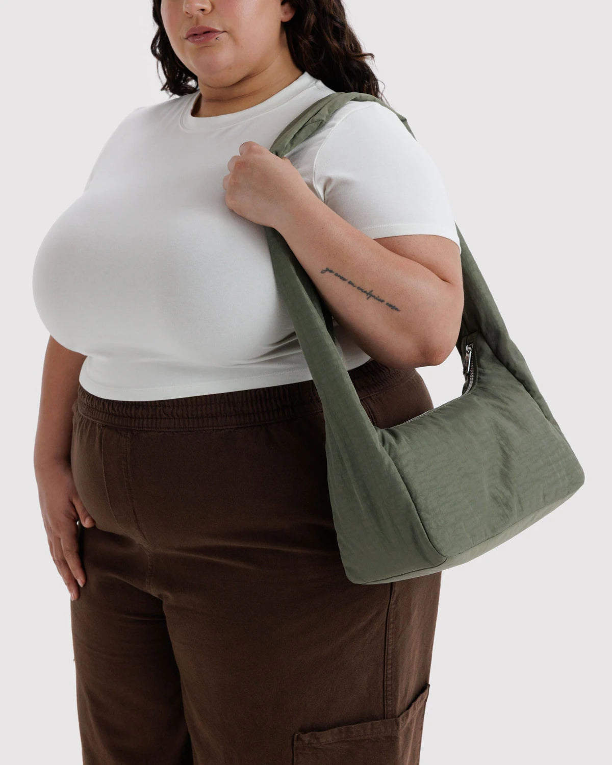 BAGGU • “Caper” Meringue Bag