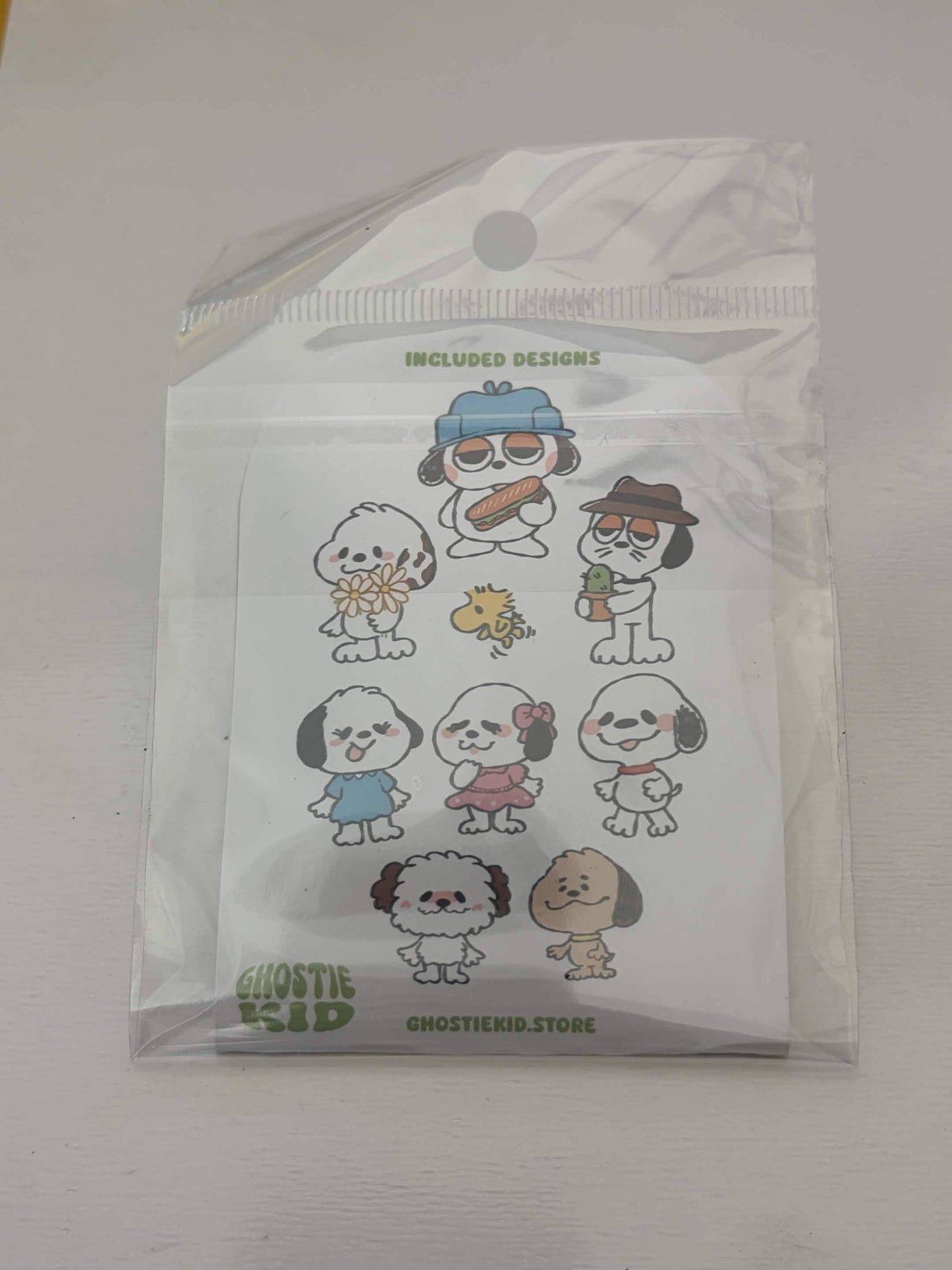 Ghostiekid • Snoopy Sticker Flakes Vinyl Sticker Pack