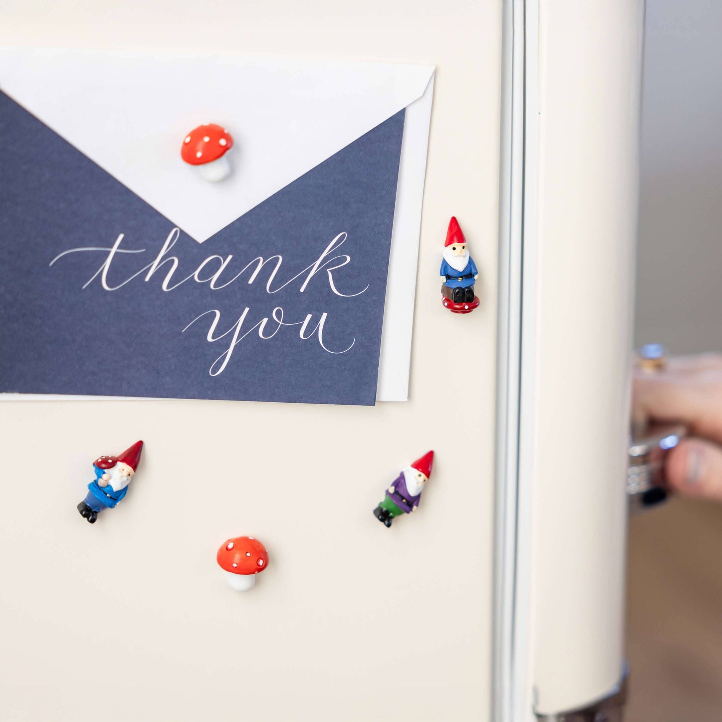 Gnome & Mushroom Magnets