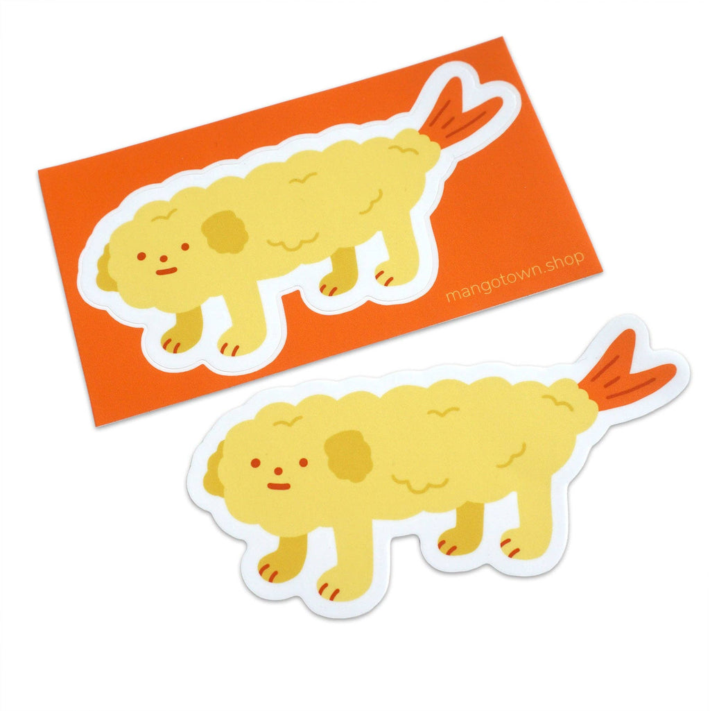 Mango Town • Shrimp Tempura Dog Vinyl Sticker