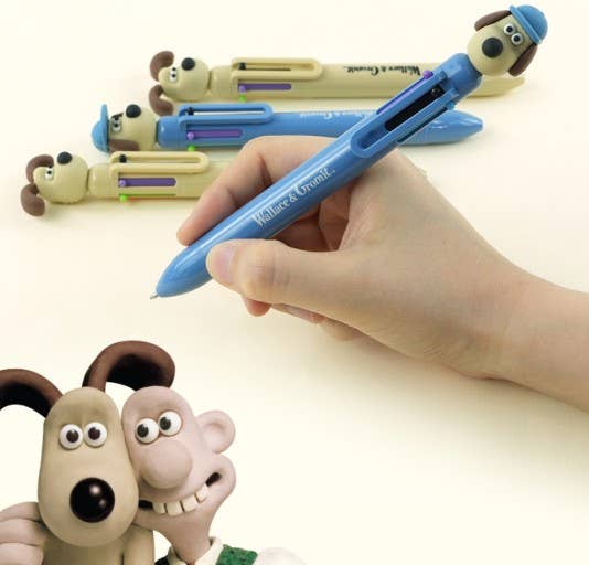 Wallace & Gromit Figure 6-Color Ballpoint Pen (0.7mm)