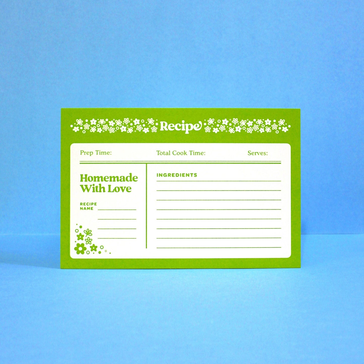 Spring Blossom Pyrex • Recipe Cards (6x4, Set of 5)